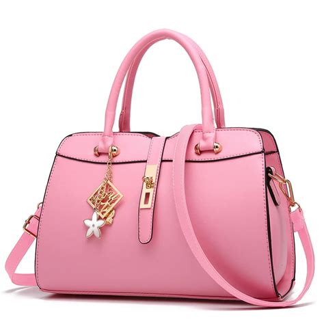 pink handbags for women